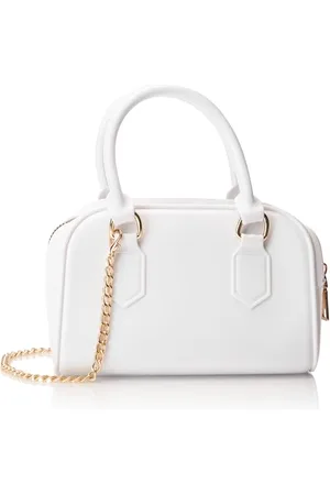 Felipa Sac à Main carré pour Femme, Pochette, Blanc, Einheitsgröße