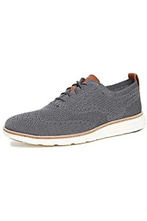 Cole Haan Homme Original Grand Stitchlite Richelieus, Grau (Grey Magnet/Ivory), 43.5 EU
