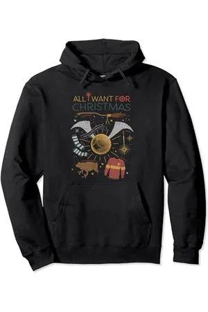 Harry Potter All I Want for Christmas! Noël Sweat à Capuche