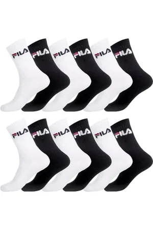 Fila Chaussettes Sport Homme Coton, Socquettes Homme, Ajustement Parfait, Soft Touch (Lot de 12), Multicolore, 43/46