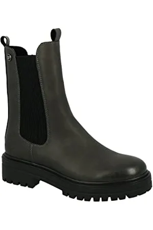 TOM TAILOR Femme 2194808 Bottine Chelsea, Coal, 39 EU