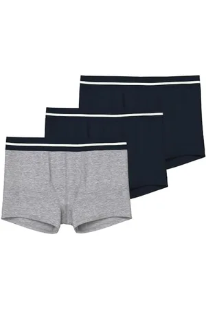 NAME IT NKMBOXER 3P Noos Caleçon Boxeur, Black/Pack:w/ 2 x Black+ 1 X Grey Mel, 18 Mois Garçon