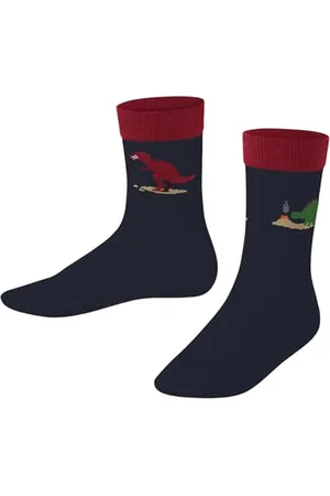 Falke Dinosaurs K So coton fantaisie 1 paire, Chaussettes Mixte enfant, , 27-30