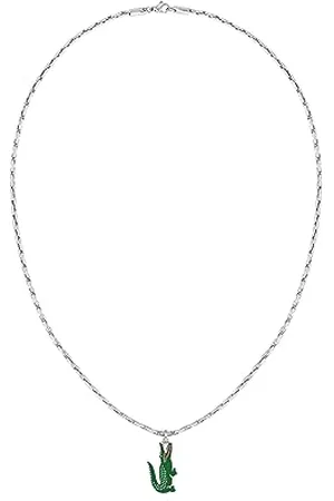 Lacoste Collier en chaîne pour Homme Collection ARTHOR en Acier inoxidable