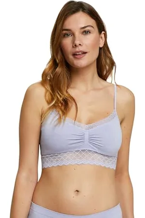 Billetdoux Zen Dentelle 56saa20 Femme Soutien Gorge Brassière Coques sans Armature, Lila Chiné, 42-44