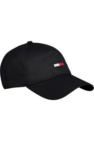 Tommy Hilfiger Femme Casquette Flag Baseball, Multicolore (Black), Taille Unique