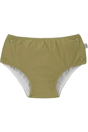 LÄSSIG LÄSSIG Couche de Bain pour bébé Enfant avec Boutons-Pressions/Snap Swim Diaper Moss, 03-06 Mois, Taille 62/68, , 62-68