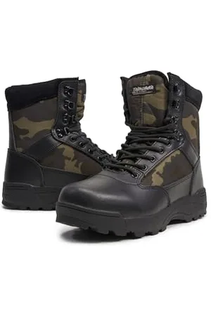 Brandit 9 Eyelet Tactical Boots, color: darkcamo, size: 42