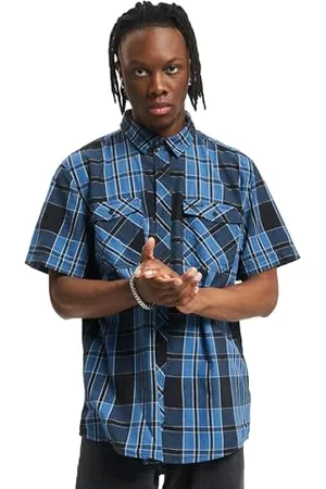 Brandit Roadstar Shirt Short Sleeve, color: indigo che, size: 3XL