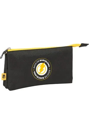 Safta Kings League Rayo de Barcelona Trousse Triple pour Enfant, idéale pour Les Enfants d