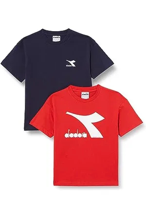 Diadora JU.Double Pack T-Shirt SS Logo, , M Garçon
