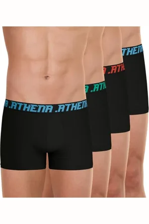 ATHENA Lot de 4 Boxers Coton Stretch extensibleMy Petit Prix My, , XXXL Homme