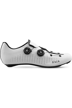 Fizik Mixte Infini R1 Chaussures de Cyclisme, Blanc/Noir, 37.5 EU