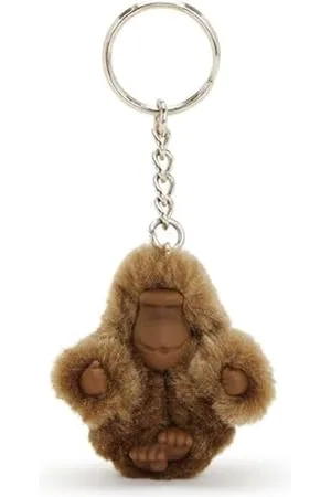 Kipling MONKEYCLIP XS KH, Très Petit Porte-clés en Forme de Singe, 2.5 x 80 x 38 cm, (Vert)