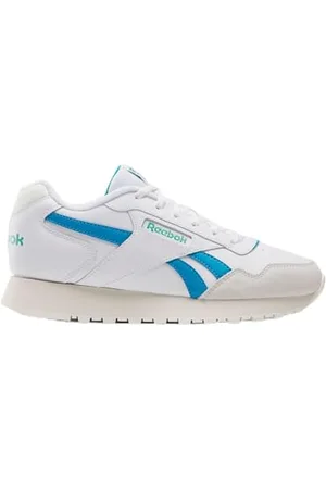 Reebok Femme Glide Sneaker, White/ENGNRDAQUA/UNLSHDGREEN, 35.5 EU