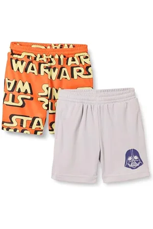 Amazon Disney | Marvel | Star Wars Short de Sport, de Basket-Ball, en Maille Garçon, Lot de 2, , 9 Ans