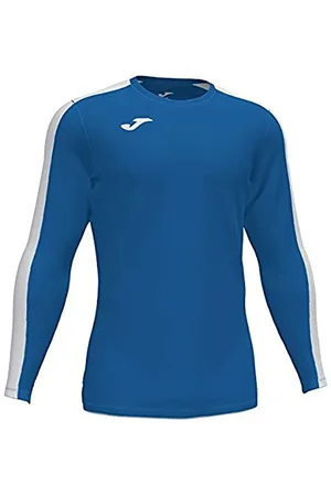 Joma Academy T-Shirt à Manches Longues pour Enfant, Fille, 101658.702, Bleu Roi/Blanc, 8XS-7XS