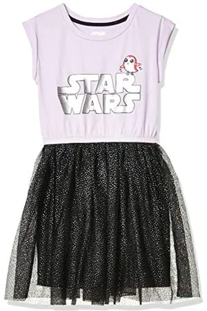 Amazon Disney | Marvel | Star Wars Robes Tutu en Maille à Manches Courtes - couleurs abandonnées Fille, , 5 ans