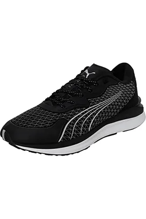 PUMA Homme Electrify Nitro 2 WTR Chaussure de Course, Black-Metallic Silver, 46 EU