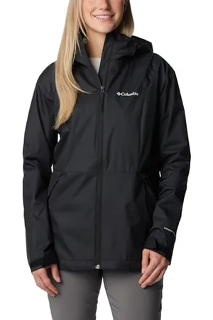 Columbia Inner Limits Jacket, Veste De Pluie Imperméable Femme, Black, Taille XS