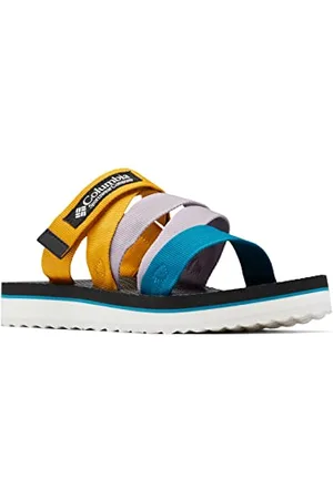 Columbia Alava Slide sandales pour Femme, Jaune (Golden Yellow x Snowcap), 42 EU