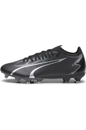 PUMA Mixte Ultra Match FG/AG Chaussure de Football, Black Asphalt, 42.5 EU