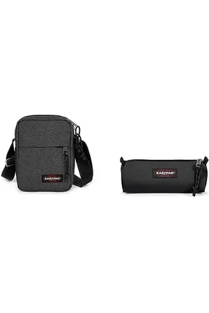 Eastpak Taschen/Rucksäcke/Koffer The One Shoulder Bag NS grau & Benchmark Single Trousse, 21 cm, Noir (Black)