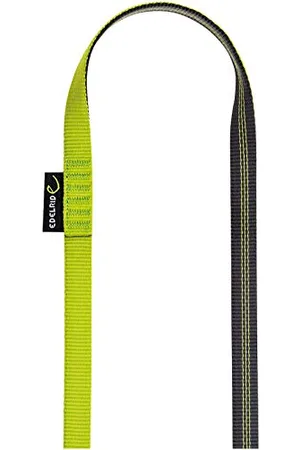 EDELRID Sangle Tubular Sling 60 cm Gris foncé/Jaune Fluo