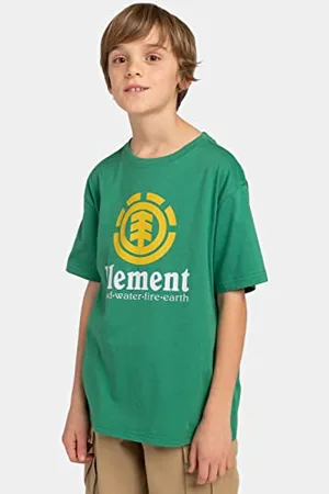 Element Vertical - T-Shirt - Garçon Enfant 8-16 Ans - Vert.