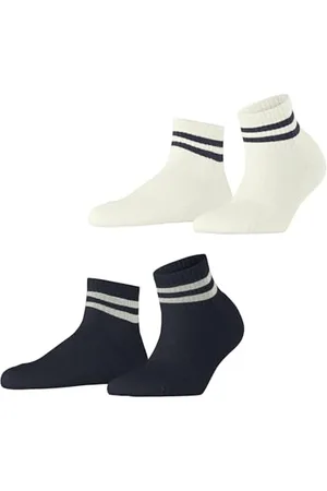 ESPRIT Active Tennis Multipack W Sn coton fantaisie lot de 2 paires, Chaussettes basses Femme, , 35-38