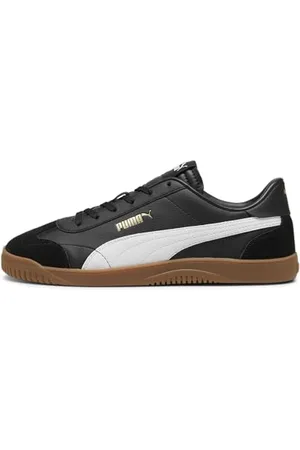 PUMA Mixte Club 5v5 SD Basket, Black White Gold, 44.5 EU