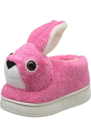 DEBAIJIA Mixte bébé Chaussures Plate-Forme, Lapin Rose à Coupe Basse, 20 EU