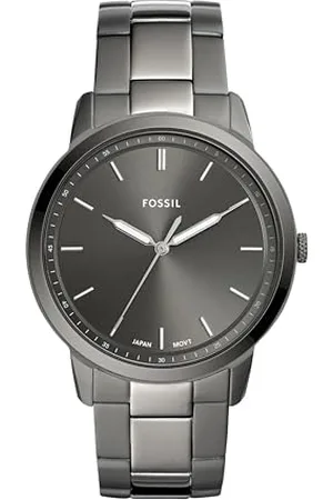 Fossil Minimalist Watch for Men, Quartz Movement with Stainless steel or Leather strap