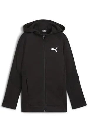 PUMA EVOSTRIPE FZ Hoodie DK B, Transpirer Garçons, Black, 681803 176
