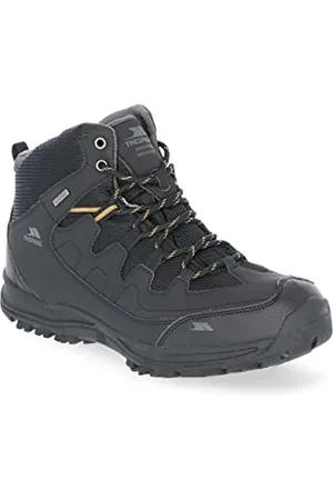 Trespass Homme Finley Chaussures de Randonnée Hautes, Noir (Black Blk), 44 EU