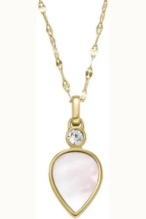 Fossil Collier Pour Femmes , Longueur : 420mm+50mm, Largeur : 18.6mm, Hauteur : 9.8mm Collier En Nacre D