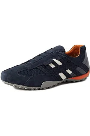 Geox Homme Uomo Snake L Sneakers, Navy, 48 EU