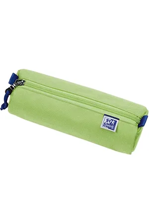 Oxford Trousse à Crayons en Polyester Durable Ronde Grande Taille , , 22x7x9cm, Trousse à