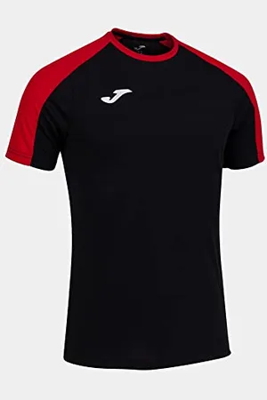 Joma T- Shirt à Manches Courtes Eco Championship, Noir/Rouge, S Homme