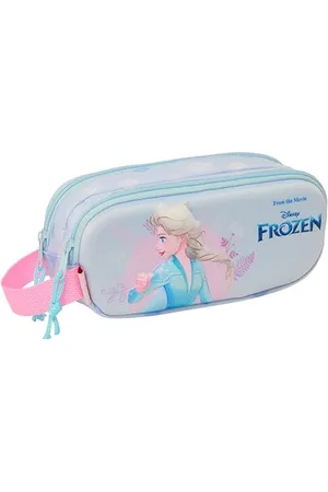 Safta La Reine des Neiges Trousse Double 3D pour Enfant, idéale pour Les Enfants d