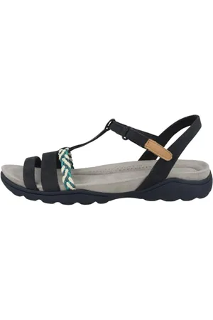 Clarks Femme Amanda Tealite Sandales de Sport, , 36 EU