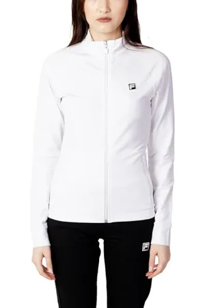 Fila Benidorm Veste de Track, Blanc éclatant, M Femme