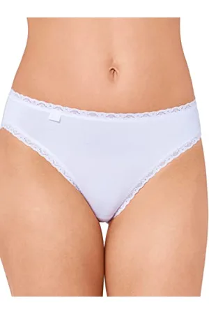 Sloggi Femme 24/7 Cotton Lace Tai Bikini, (White 03), 44 EU