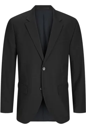 JACK & JONES Jprbushwick Mathew Reg Blazer Noos Veste de Costume, Onyx Noir-Coupe : Droite, 56 Homme