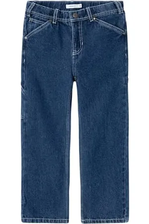 NAME IT NKMRYAN Straight Jeans 4525-IM L Noos, Jean Droit Garçon,