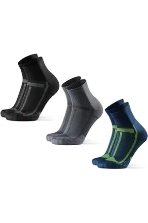 DANISH ENDURANCE Chaussettes de Running Longue Distance, Anti-Ampoules, Soutien Voûte Plantaire, 3 Paires, , 43-47
