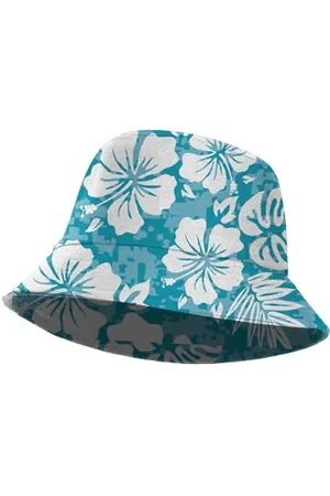 KARACTERMANIA Aloha-Bonnet Enfant Bucket, Bleu, 25 x 15 cm