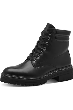 Marco Tozzi Femme Bottes à Lacets avec Doublure Chaude 2-26278-43 Tendance, Noir/Comb, 42 EU