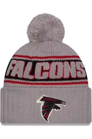 New Era Atlanta Falcons NFL 2024 Sideline Sport Knit Gris Bonnet à Pompon