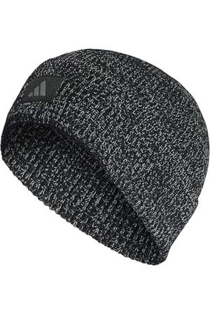 adidas Mixte Cold.RDY Reflective Running Beanie, Black/Reflective Silver, S